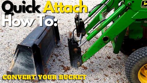 tractor quick attach bucket